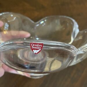 Orrefors Kostaboda Clear Glass Bowl